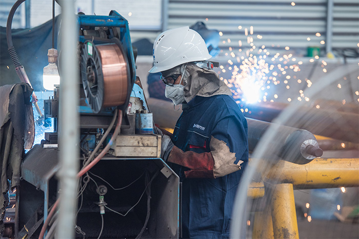 内江网架焊接车间